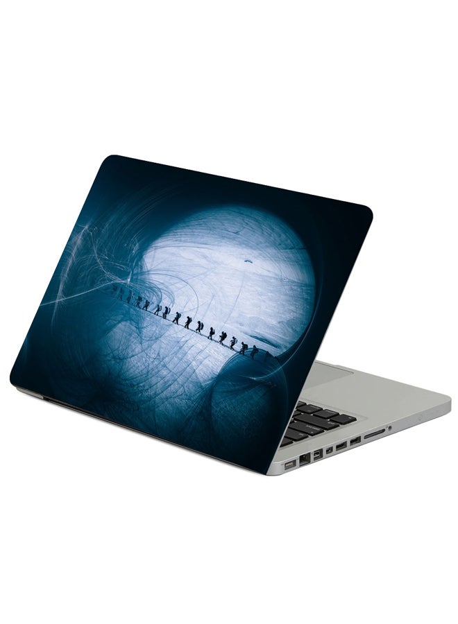 People Hiking Abstraction Printed Laptop Sleeve Multicolour