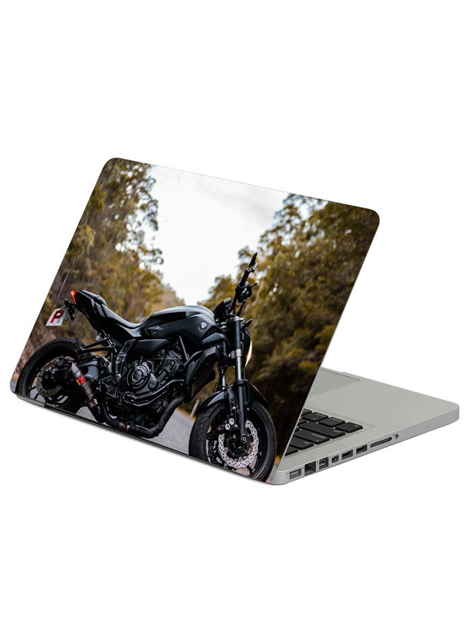 حافظة لابتوب بطبعة دراجة ياماها النارية متعدد الألوان