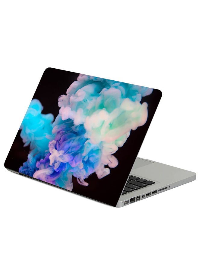 حافظة لابتوب بطبعة دخان ملون متعدد الألوان