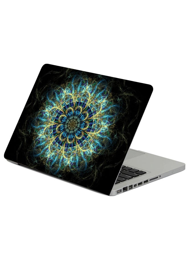 Mandala Pattern Fractal Printed Laptop Sleeve Multicolour