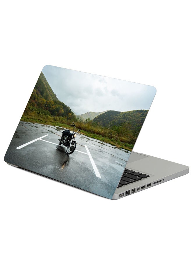 فاست برينت حافظة لابتوب بطبعة دراجة تشوبر النارية متعدد الألوان