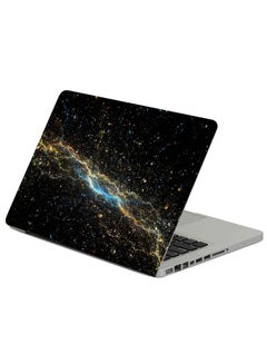 Fast Print Fractal Lightning Sparks Printed Laptop Sticker Multicolor 