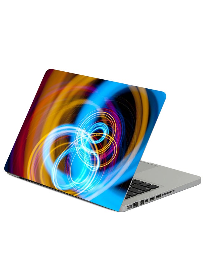 Fast Print - Light Lines Colorful Printed Laptop Sleeve Multicolor - Image 1