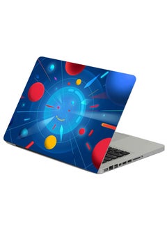 Circles Balls Lines Printed Laptop Sleeve Multicolor
