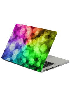 Abstraction Multicolored Glare Printed Laptop Sleeve Multicolor