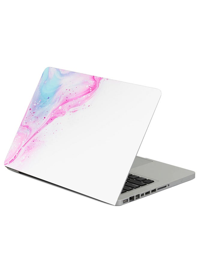 Fast Print Paint Stains Bubbles Printed Laptop Sleeve Multicolor