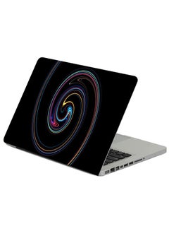 Spiral Twisted Multicolored Printed Laptop Sleeve Multicolor