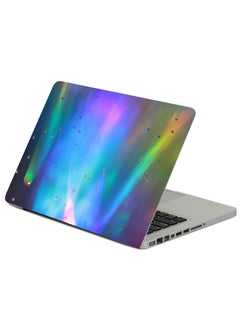 Glow Lines Bubbles Printed Laptop Sleeve Multicolor