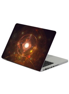 Fast Print Fractal Circles Patterns Printed Laptop Sleeve Multicolour 
