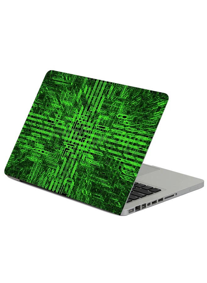Grid Background Light Printed Laptop Sleeve Multicolour