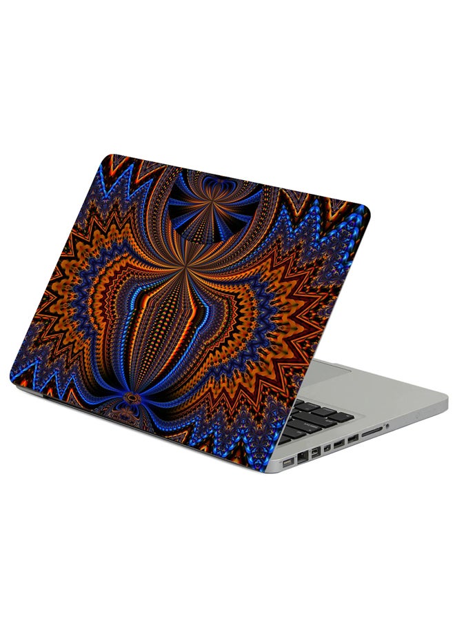 Fast Print Patterns Light Dark Printed Laptop Sleeve Multicolor