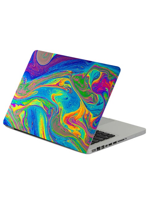 Paint Abstraction Patterns Printed Laptop Sleeve Multicolour