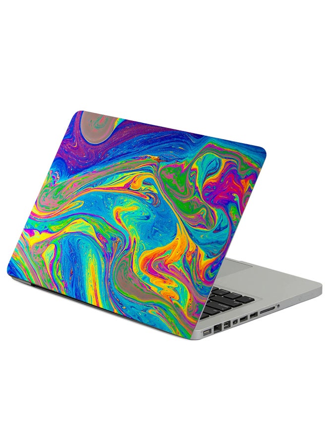 Paint Abstraction Patterns Printed Laptop Sleeve Multicolour