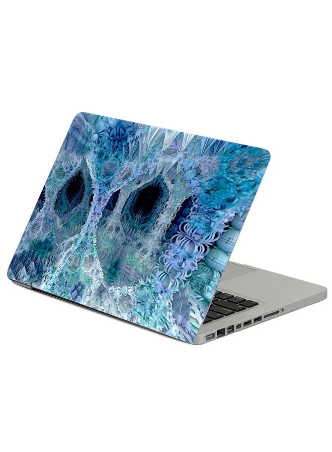 Fast Print - Fractal Abstract Patterns Printed Laptop Sleeve Multicolour - Image 1
