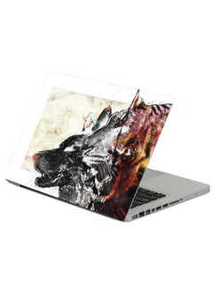 Fast Print Wolf Tiger Drawing Printed Laptop Sleeve Multicolour 