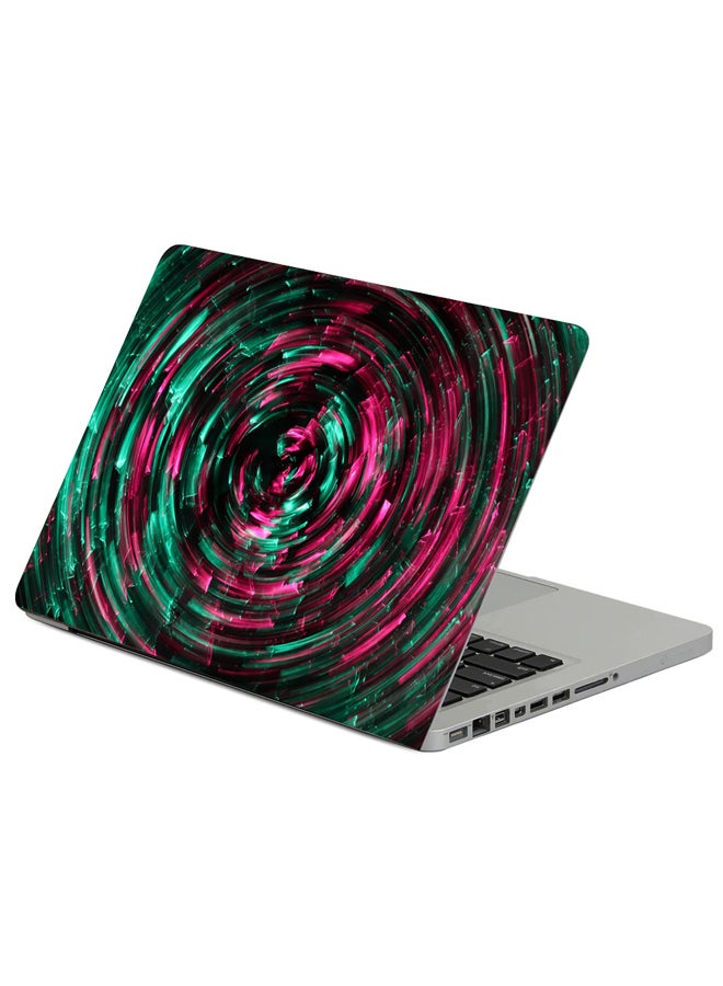 فاست برينت حافظة لابتوب بطبعة دوائر مضيئة ضبابية متعدد الألوان