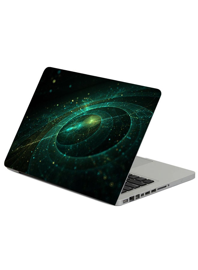 Fast Print Fractal Glare Dots Printed Laptop Sleeve Multicolour 