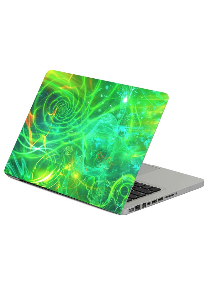 Fractal Tangled Bright Printed Laptop Sleeve Multicolour