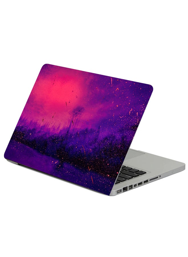 Fast Print Spots Dots Lilac Printed Laptop Sleeve Multicolour 