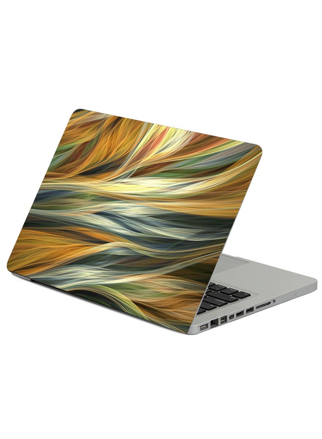 Fast Print Threads Strands Colorful Printed Laptop Sleeve Multicolour