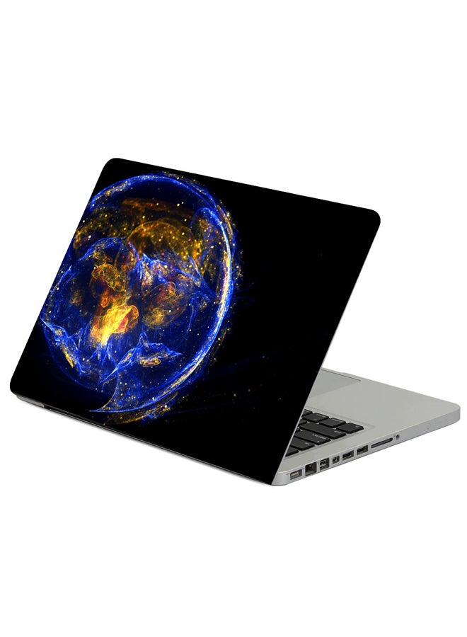 Fast Print Ball Glitter Glow Printed Laptop Sleeve Multicolour