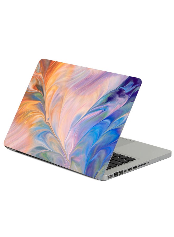 حافظة لابتوب بطبعة أصباغ ومصنوعة من الأكريليك متعدد الألوان