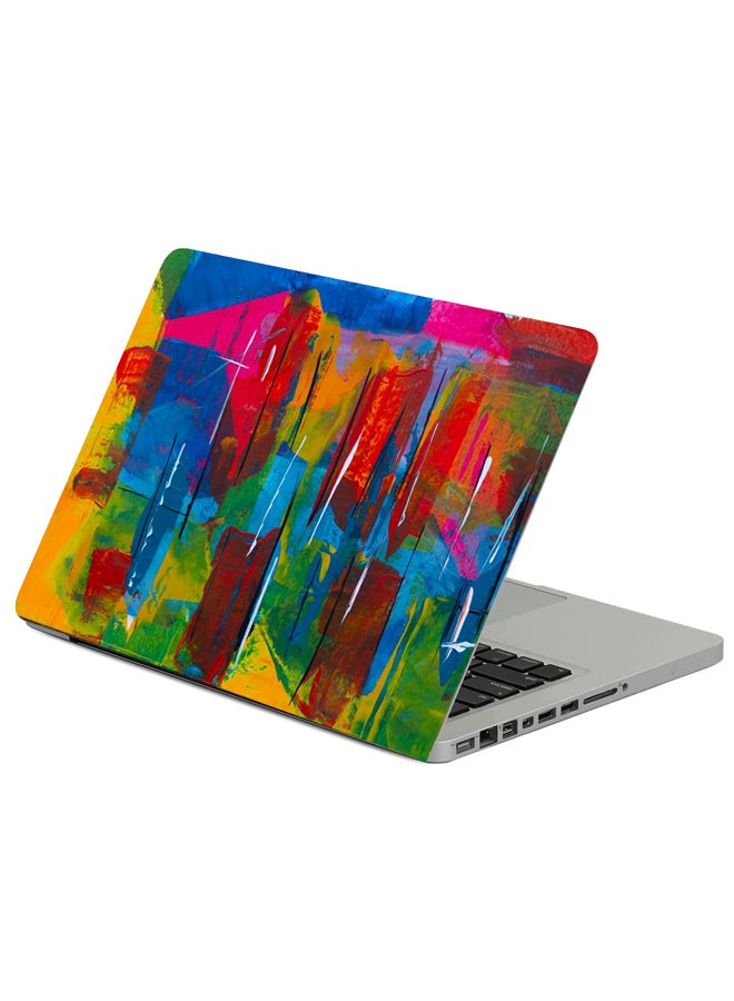 Fast Print Spots Paint Colorful Printed Laptop Sleeve Multicolour 