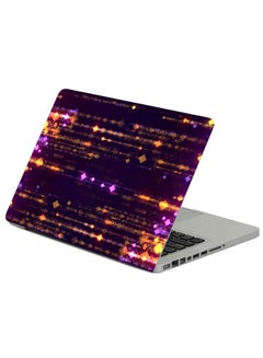 Fast Print Cubes Glitter Abstraction Printed Laptop Sleeve Multicolour 