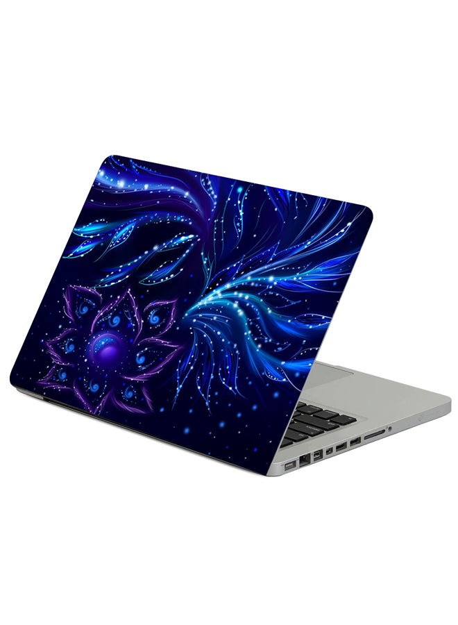 Fast Print Flower Shape Point Printed Laptop Sleeve Multicolour 