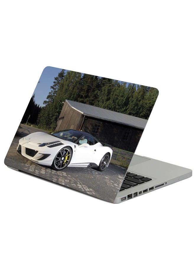 Fast Print 458 Italia Ferrari Siracura Printed Laptop Protector Multicolour 