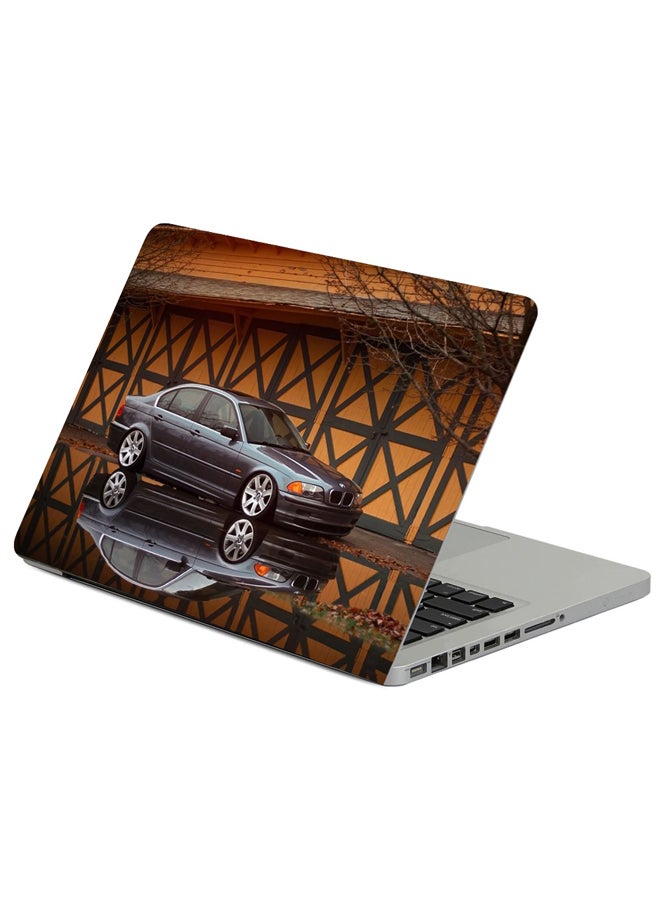 Fast Print Bmw E46 Side View Printed Laptop Sleeve Multicolour