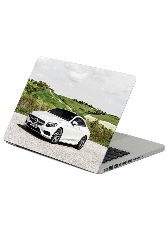 Fast Print Mercedes-Benz S-Class Coupe Printed Laptop Sleeve Multicolour