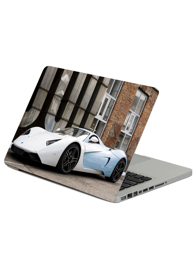 Fast Print Marussia Blue B1 Printed Laptop Sleeve Multicolour 