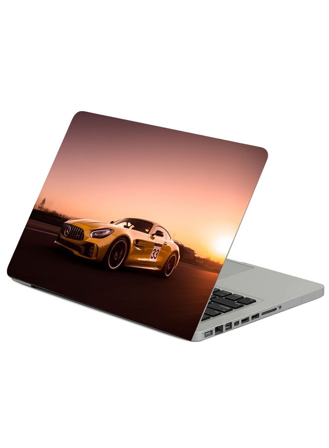 Mercedes-Benz GT R Car Printed Laptop Sleeve Multicolour