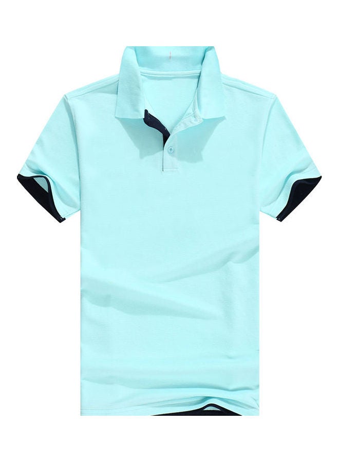 Colourblock T-Shirt Light Blue