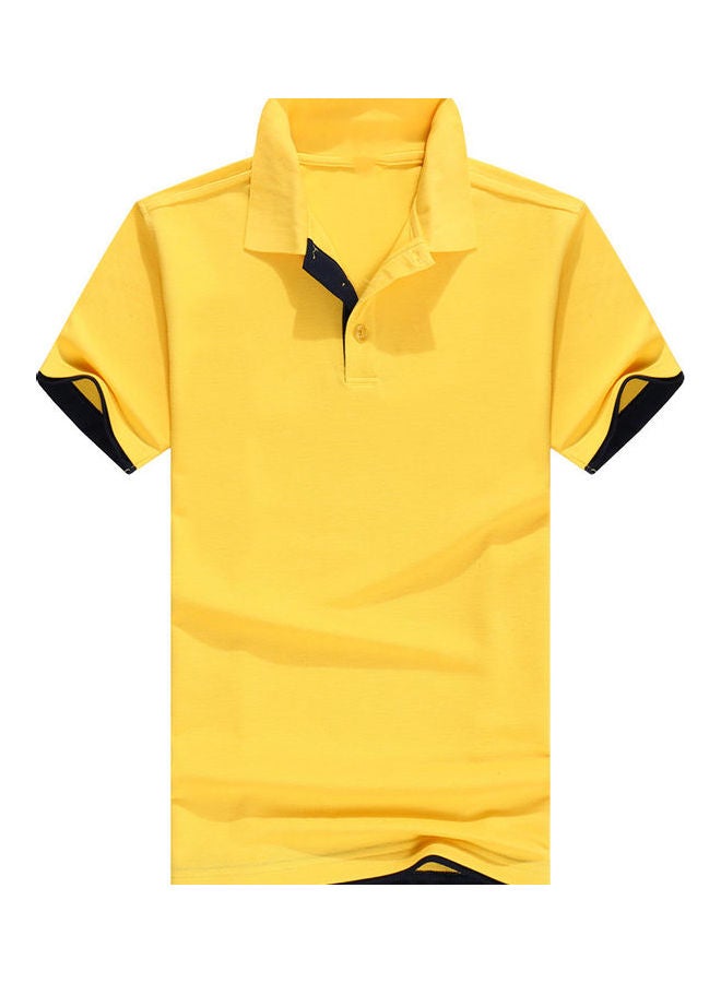 Colourblock T-Shirt Yellow