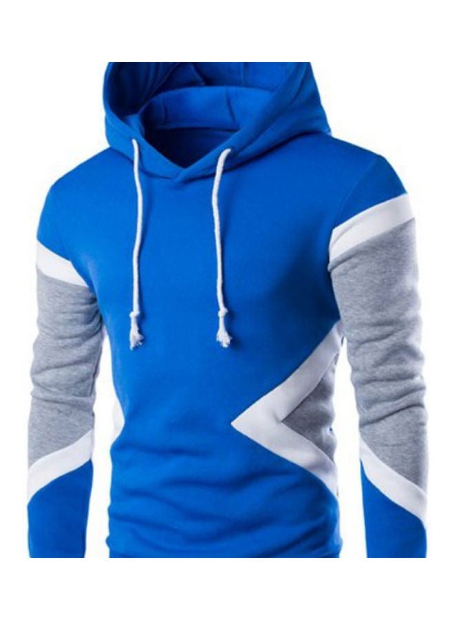 Long Sleeves Hoodie Blue - Image 1
