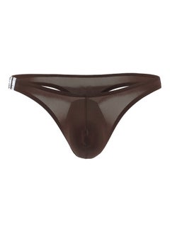 U-Convex T-Back Thong Briefs Coffee
