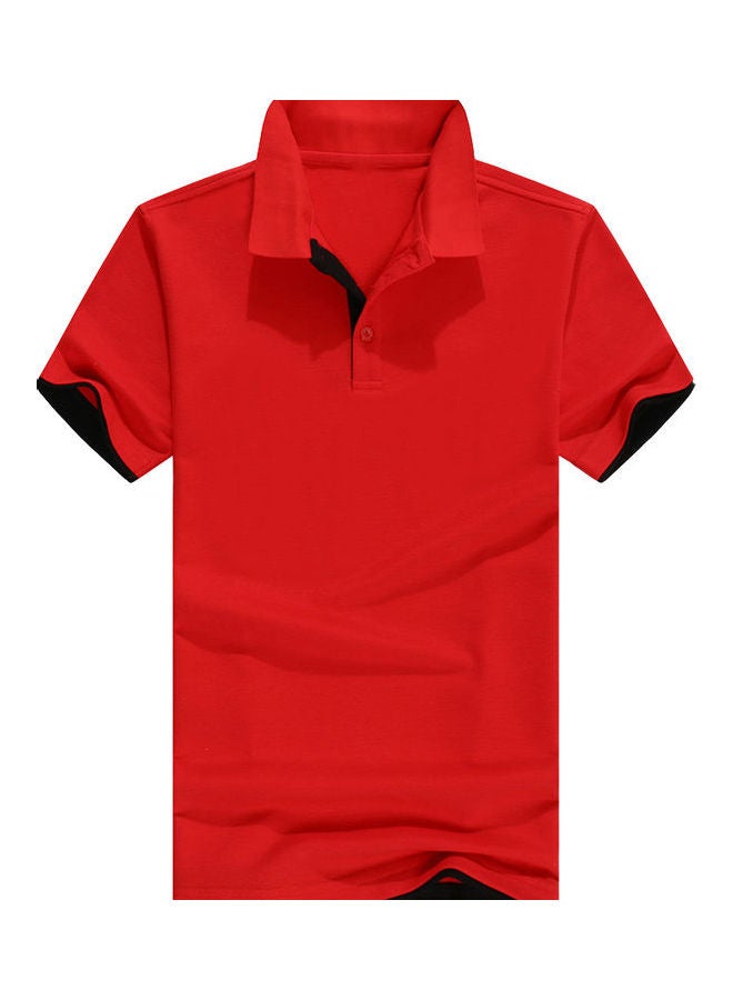 Colourblock T-Shirt Red - Image 1