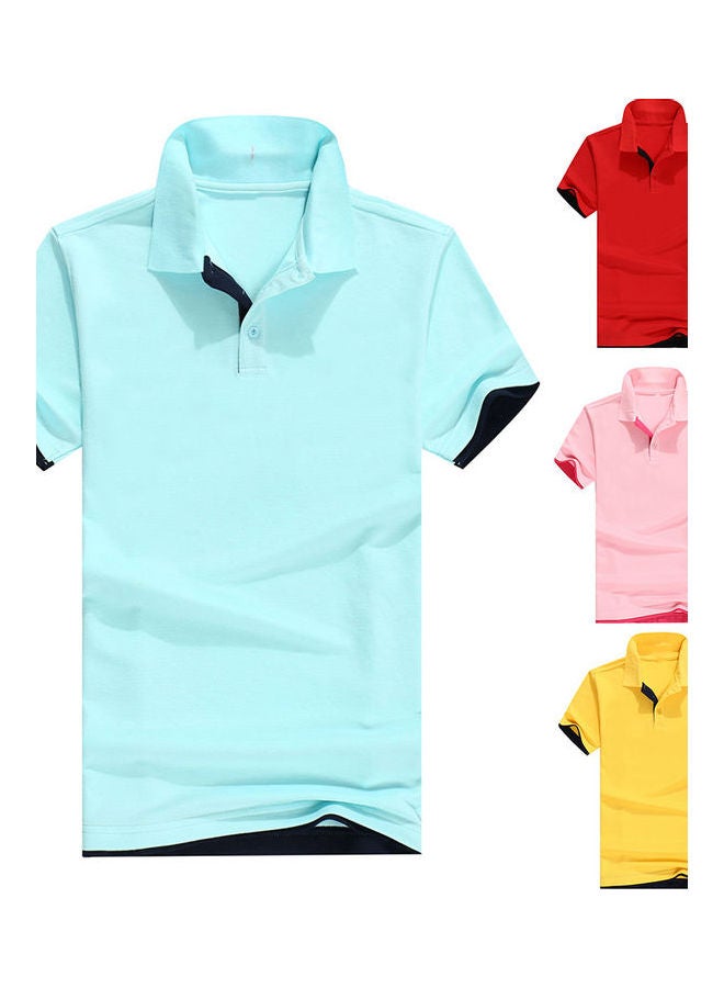 Colourblock T-Shirt Red - Image 2