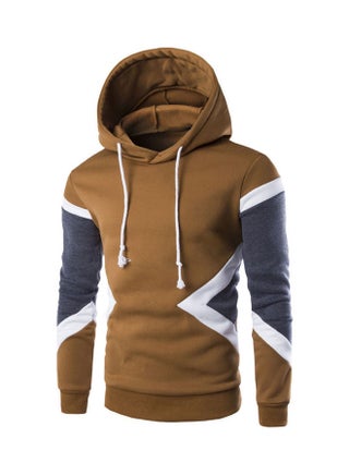 Long Sleeves Hoodie Camel - v1610909340/N43463408V_1