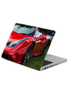 Fast Print Ferrari 458 Speciale Sports Car Printed Laptop Sleeve Multicolor 