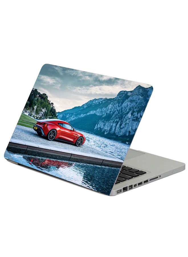 Fast Print - Aston Martin Vanquish Red Printed Laptop Sleeve Multicolor - Image 1
