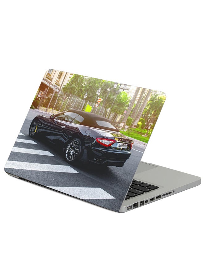 Fast Print Maserati Auto Car Printed Laptop Sleeve Multicolor