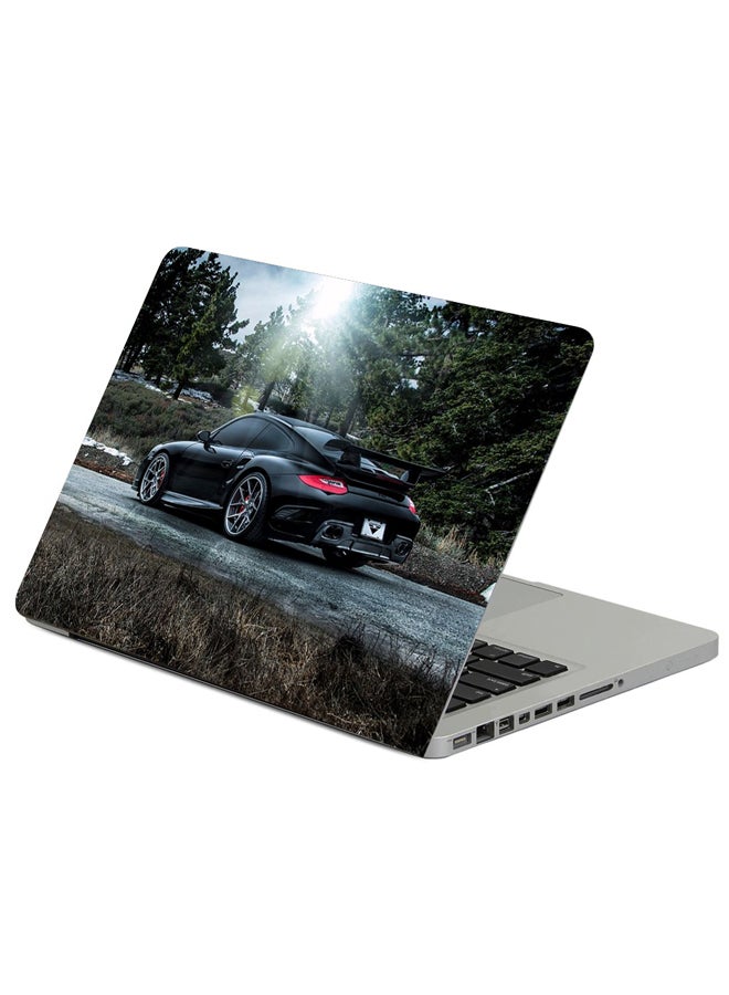 حافظة لابتوب بطبعة سيارة بورش كاريرا 911 متعدد الألوان