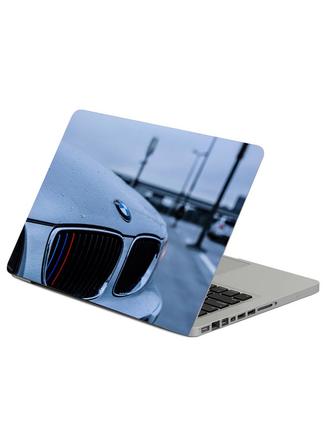 Fast Print Bmw Hood Logo Printed Laptop Sleeve Multicolor