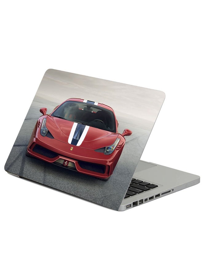 Fast Print - Ferrari 458 Speciale Ferrari Red Printed Laptop Sleeve Multicolor - Image 1
