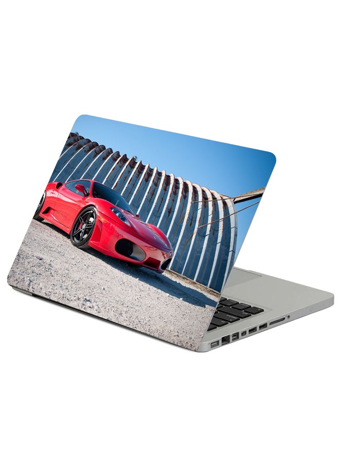 فاست برينت حافظة لابتوب بطبعة سيارة فيراري F430 حمراء متعدد الألوان