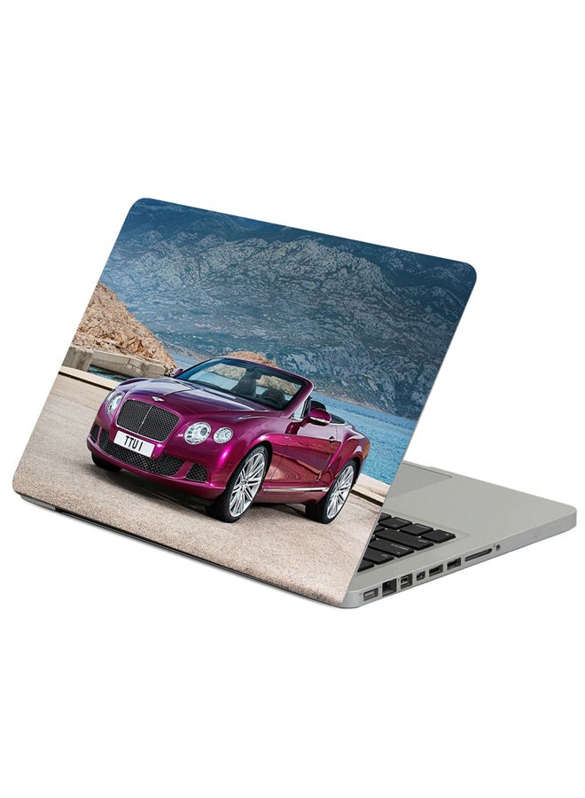 Bentley Continental Gt 2014 Bentley Printed Laptop Sleeve Multicolour