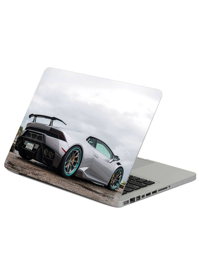 Fast Print Lamborghini Huracan Side View Printed Laptop Sleeve Multicolour